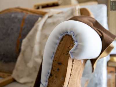...da ricoprire poi con filati miscelati in poliestere e fibre sintetiche